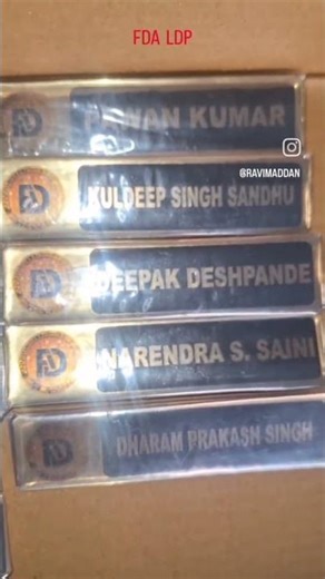 FDA LDP PROGRAM NAME PLATE