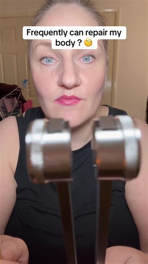 Tuning resonance forks to help with deep relaxation #vibrations #tuningforks #frequency