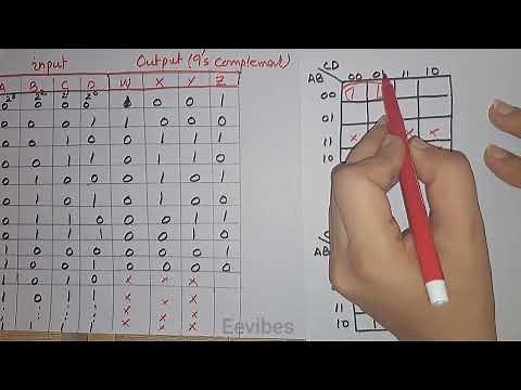 Design a Combinational Circuit that generates the 9's complement of a BCD digit.
