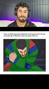 Batman without prep time 🤣 #reaction #batman #funnyvideos #parody | Superhero Empire