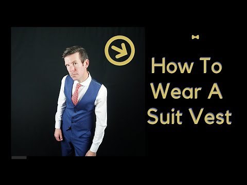 How To Wear A Suit Vest