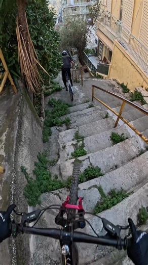 Exploring the Athens Stair Maze on MTB