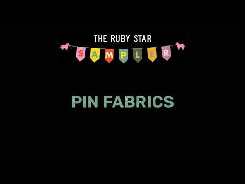 Create a Fabric Pull by Pinning Fabric Swatches