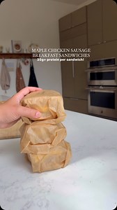 2M views · 429 reactions | High protein freezer breakfast sandwich...