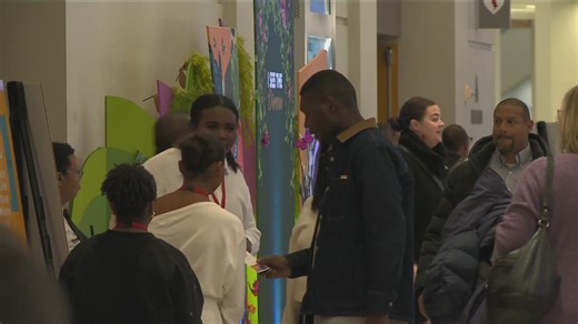 Volunteers work on projects for Martin Luther King Jr. Day in St. Paul