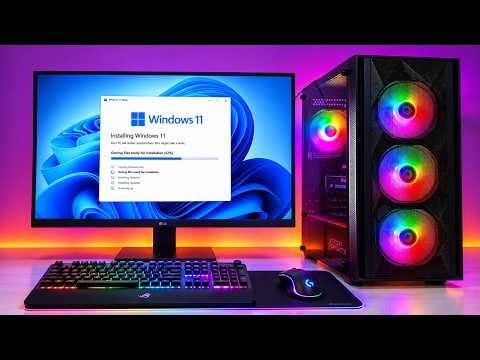 How to Install Windows on a Newly Built PC | Step-by-Step Windows 11 Pro Installation