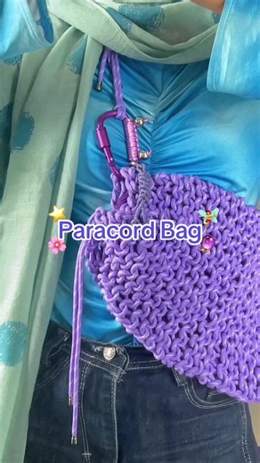 Paracord Bag ⭐️🔮🧚‍♀️✨ #paracordbag #paracord #tutorial