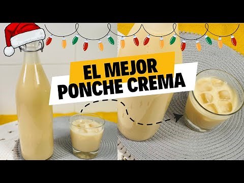 Cómo hacer Ponche Crema / Receta de Ponche Crema Perfecto / Licor Venezolano Navideño