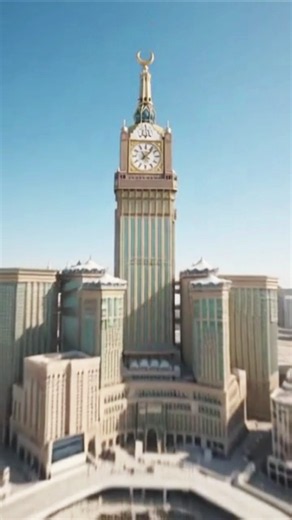 Building the Makkah Clock Tower From the Ground Up Cinematic AI Construction#makkah #makkaclocktower