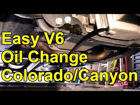 [HOW TO] Change Engine Oil on a 2015-2022 V6 Chevy Colorado / GMC Canyon (The Best on YT)