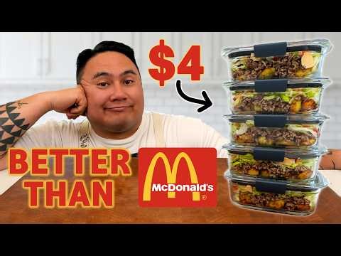 Easy & Affordable Big Mac Meal Prep