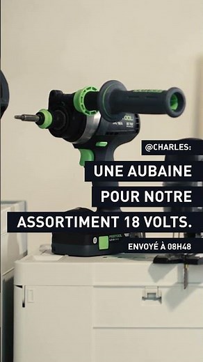 Festool outils sans fil - Inspiré par les professionnels