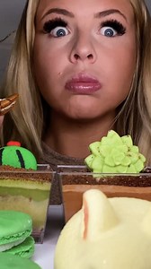 156K views · 1.4K reactions | Because who doesn't like macarons? 殺 . . . . . . . #asmr #asmrsounds #hunnibeeasmr #satisfying #satisfyingvideo #eating #eatingasmr #trending #foryou #foryoupage #shorts #reels #viral #explorepage #hunnibee | HunniBee ASMR | Facebook