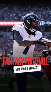 NFL Fantasy Football Start/Sit Options for Week 8 #FantasyFootball #FantasyLineup | SportsGrid