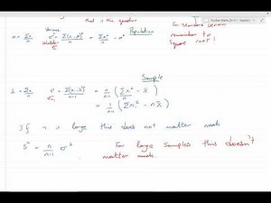 Unbiased Estimator of Variance (to divide by n or n - 1)