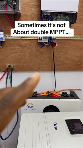 Choosing the right MPPT for bigger solar panels. #solarnigeria #solarpanels #inverter