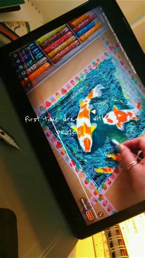 I didn't have the background color shades 🤧 Rate from 1 to 10 #art #oilpastel #shorts