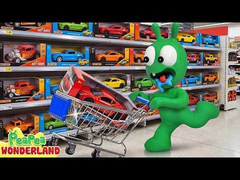 Pea Pea Visits the Car Shop! Which Car Will He Choose? 🚗
