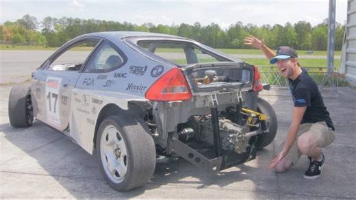 Subaru SVX swapped Honda Insight review of scariest Insight