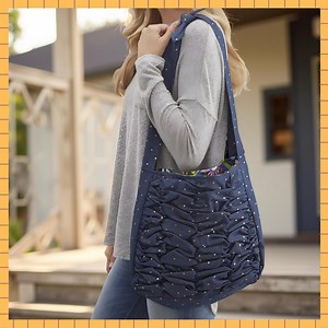 Casual Denim Shoulder Bag, Sewing Pattern, Denim Bag Pattern With English Pattern, Big Bag Template, Handbag Sewing Pattern, Thing Tote, PDF - Etsy