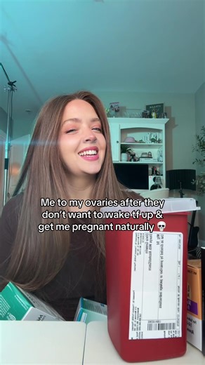 Wake up ovaries!! It’s almost time for IVF Cycle #5 😎 #ivf #ivfjourney #fertility