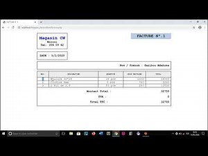 PHP Achats Facturation BootStrap, ModalDialogue PHP MySQL