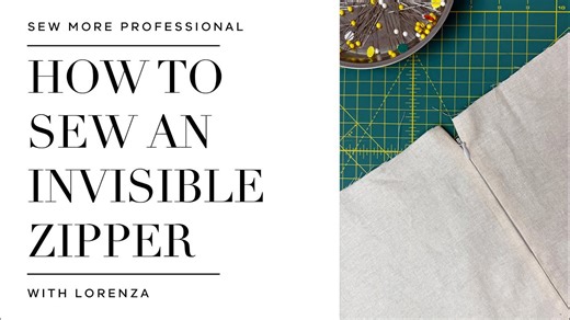 How to Sew an Invisible Zipper [Sewing]