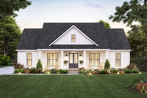 Modern Farmhouse Plan - 1,924 Square Feet, 3 Bedrooms, 2.5 Bathrooms | Floor Plan #4534-00061 | America's Best House Plans