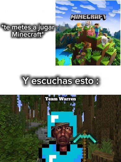 Te metes a jugar Minecraft y escuchas 💀