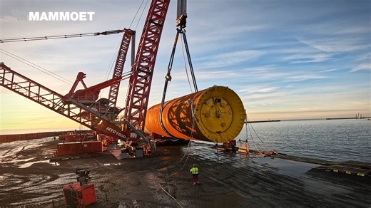 🗳️ Vote for your Mammoet Moment of 2025! 🗳️ Entry 17: Baltic Power offshore wind farm. Mammoet's new MTC1600 cranes - deployed to the project - are supporting the future constructability of offshore wind farms as components grow larger and heavier. The project with the most engagements on January 5th will be declared our winner! #Mammoet #Bestof2025 #OffshoreWind | Mammoet