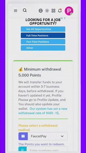 EarningPays Paid Tasks Website Payment Withdrawal.