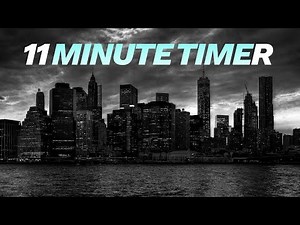 11 Minute Timer ⏱️ | Clean Countdown Timer with Alarm | Study • Workout • Focus