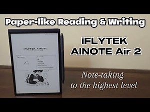 iFLYTEK AINOTE Air 2 - Featuring AI Note, AI Transcription, Recording & More - Detailed Review