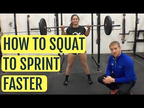 Track Lifting Workout | How To Squat To Sprint Faster