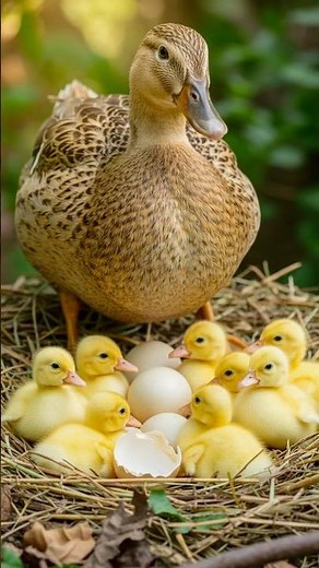 A man Hatching Duck eggs to feed #duck #nest #ducklings