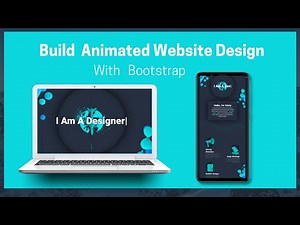 Animated Website Design Template | Using Bootstrap Html Css & JavaScript