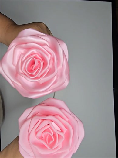 The AFTER “How I Curl Ribbon Eternal Rose Petals For A Realistic Rose 🌹🔥” Plus A Matte Eternal Rose #RibbonRoses #DIYCrafts #HandmadeFlowers #CraftTutorial #RosePetals