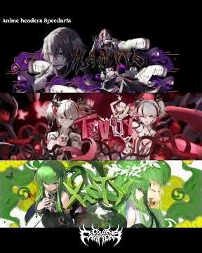 Anime header speedarts #1 Color crafters, server link in description