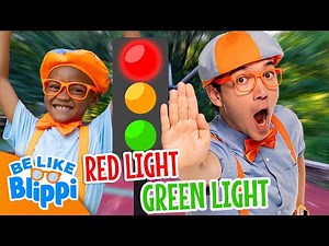 Let's Play Red Light, Green Light! 🚦 🚗 Blippi Ultimate Roadtrip | Kids Videos