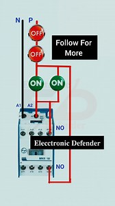 13K views · 152 reactions | Contactor wiring diagram Contactor Holding wiring#officalpage #Official #electricalengineering #foryoupageシ #everyone #fbreels #project #electronic_defender #watch #electronics #videos #electrician | Elecctronic Defender | Facebook