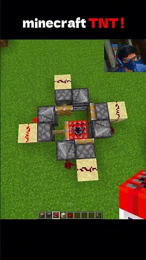 Minecraft TNT Explosion Using Observer 💀 #minecraft