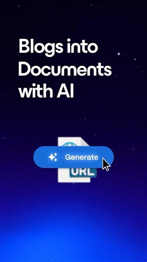 This AI tool turns blog links into documents #gammaai #aitools #presentation