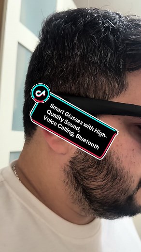 Smart Glasses with High-Quality Sound, Voice Calling, Bluetooth-compatible Fast Pairing, Large Battery Capacity, Long-Lasting, Perfect Gift #TOP PICKS #Smart Audio Glasses #giftideas #tiktokmademebuyit #BOXINGDAY