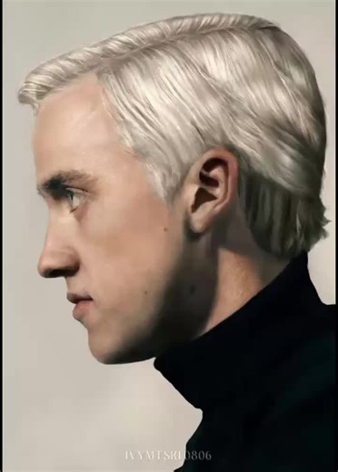 Draco Malfoy Fanart for Slytherin Prince - Hyperrealistic Digital Art