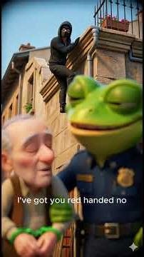 “He Arrested the WRONG Person 💀🐸” #shorts #animation #storytime