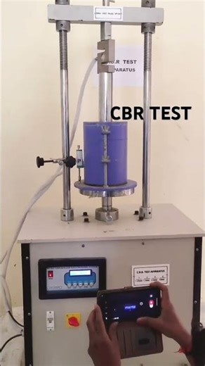 CBR test of soli laboratory test #cbr #laboratory #viral #trending #bestlab #smartlab #soiltesting