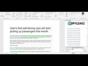 Microsoft Office 365 Word Plagiarism Checker