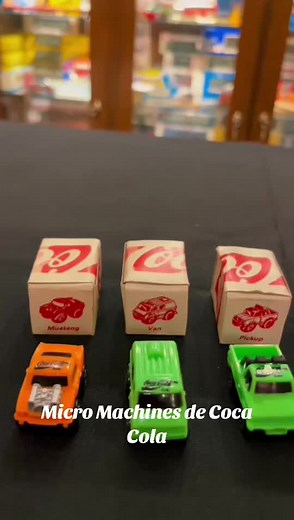 Los Micro Machines de Coca Cola en 90s - Colección Paraguaya