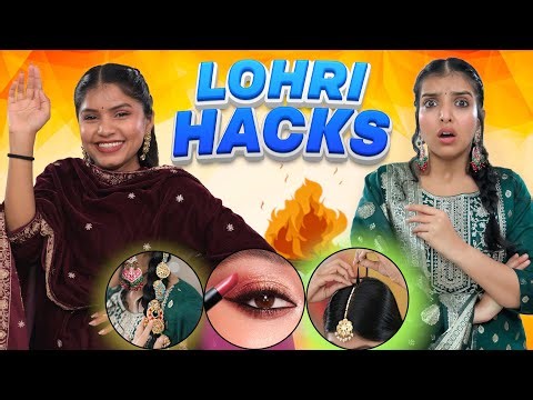 LOHRI vs WINTERS | Makeup And Beauty Hacks | Anaysa