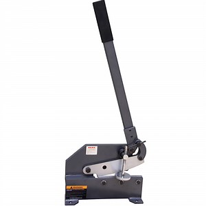 Hand Plate Shear, 8 inch Bench Shear Throatless Multiple Purpose Bench